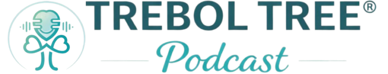 Logotipo Trebol Tree Podcast